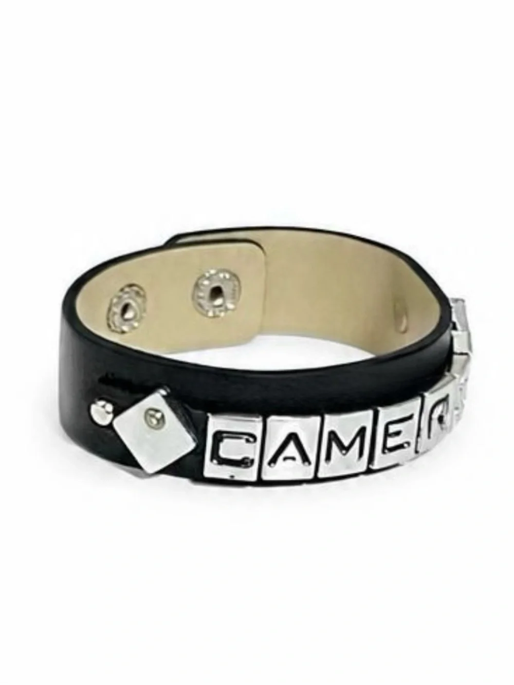 Cameron Chain ID Bracelet & Leather Snap Bracelet